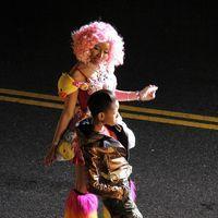 Nicki Minaj and Willow Smith on the set for the music video of 'Fireball' | Picture 117988